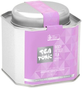 TEA TONIC Organic Body Reset Tea Caddy Tin 110g