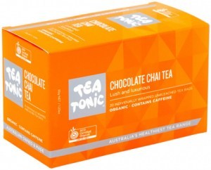 TEA TONIC Organic Chocolate Chai Tea x 20 Tea Bags