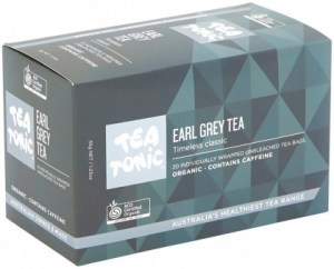TEA TONIC Organic Earl Grey Tea x 20 Tea Bags