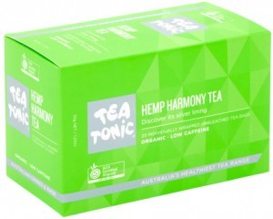 TEA TONIC Organic Hemp Harmony Tea x 20 Tea Bags