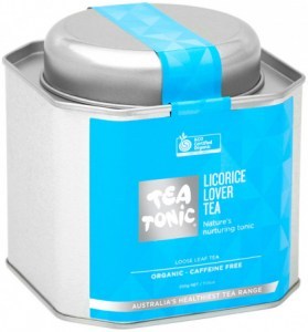 TEA TONIC Organic Licorice Lover Tea Caddy Tin 200g