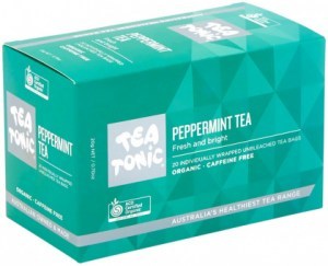 TEA TONIC Organic Peppermint Tea 20 Tea Bags