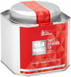 TEA TONIC Organic Thirst Quencher Tea Caddy Tin 95g