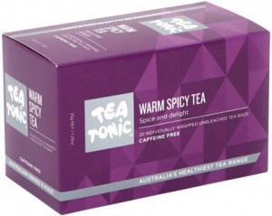 TEA TONIC Warm Spicy Tea x 20 Tea Bags