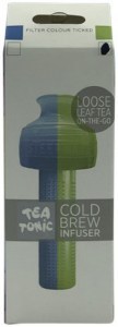 TEA TONIC Water Bottle Cold Brew Infuser Green