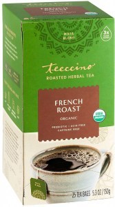 Teeccino Chicory Herbal Tea Organic French Roast Dark Roast No Caf 25Teabags 150g