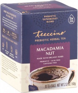 Teeccino Macadamia Nut Prebiotic 10Teabags Box 60g