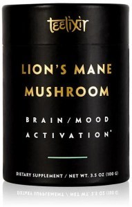 Teelixir Organic Lions Mane Mushroom Powder Brain/Mood Activation  100g