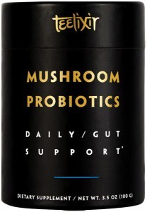 TEELIXIR Organic Mushroom Probiotics (Daily Gut Support) 100g