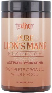 TEELIXIR Organic Pure Lion's Mane Mushroom 100g