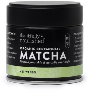 Thankfully Nourished Ceremonial Organic Matcha 30g