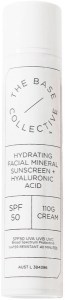 THE BASE COLLECTIVE Hydrating Facial Mineral Sunscreen (SPF 50) + Hyaluronic Acid Cream 110g
