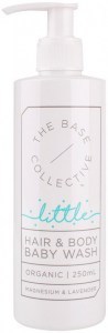 THE BASE COLLECTIVE LITTLE Organic Magnesium & Lavender Hair & Body Wash 250ml