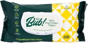 The Betta Company Betta For Bub 99% Pure Water Baby Wipes 80pk