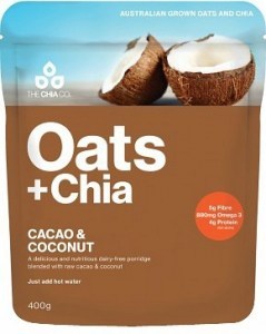 The Chia Co Oats + Chia Cacao & Coconut 400g