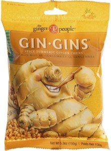 The Ginger People Gin Gins Ginger Candy Chewy Spicy Turmeric 12x150g