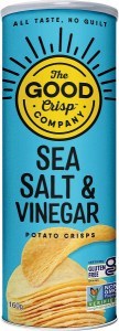 The Good Crisp Company Potato Crisps Sea Salt & Vinegar 8x160g