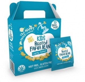 The Happy Snack Company KIDS Fav-va Beans Lightly Salted 10x15g Box JUL24
