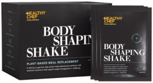 THE HEALTHY CHEF Body Shaping Shake (Plant-Based Meal Replacement) Vanilla Sachets 35g x 14 Pack