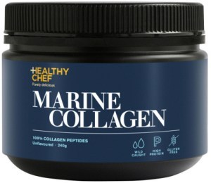 THE HEALTHY CHEF Marine Collagen (100% Collagen Peptides) Unflavoured 200g