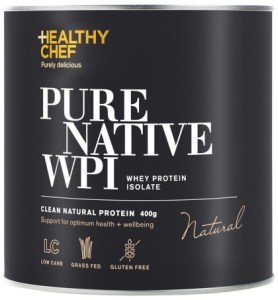 THE HEALTHY CHEF Pure Native WPI (Whey Protein Isolate) Natural 400g