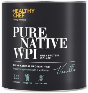 THE HEALTHY CHEF Pure Native WPI (Whey Protein Isolate) Vanilla 400g