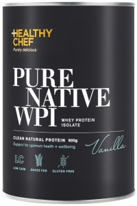 THE HEALTHY CHEF Pure Native WPI (Whey Protein Isolate) Vanilla 750g