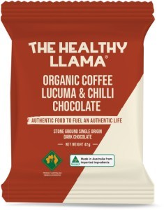 The Healthy Llama Organic Coffee Lucuma & Chilli Chocolate  42g FEB25