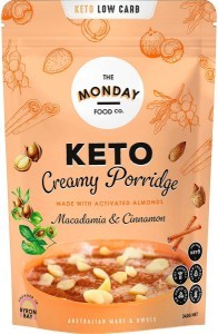The Monday Food Co. Keto Creamy Porridge Macadamia & Cinnamon 340g