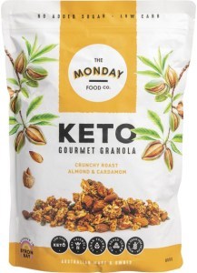 The Monday Food Co. Keto Gourmet Granola Crunchy Roast Almond & Cardamon 800g