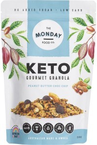 The Monday Food Co. Keto Gourmet Granola Peanut Butter Chocolate Chip 300g