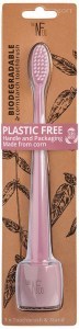 THE NATURAL FAMILY CO. Bio Toothbrush with Stand Rose Quartz