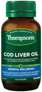 THOMPSON'S Cod Liver Oil 100c