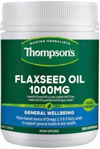 THOMPSON'S Flaxseed Oil 1000mg 200c