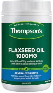 THOMPSON'S Flaxseed Oil 1000mg 400c