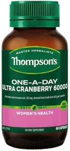 THOMPSON'S One-A-Day Ultra Cranberry 60000 60c