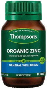 THOMPSON'S Organic Zinc 80t