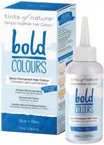 TINTS OF NATURE Bold Colours (Semi-Permanent Hair Colour) Blue 70ml