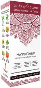 TINTS OF NATURE Henna Cream (Semi-Permanent Hair Colour) Mahogany Red 70ml