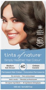 TINTS OF NATURE Permanent Hair Colour 4C (Medium Ash Brown)
