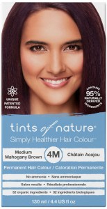 TINTS OF NATURE Permanent Hair Colour 4M (Medium Mahogany Brown)