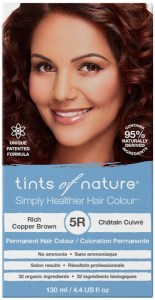 TINTS OF NATURE Permanent Hair Colour 5R (Rich Copper Brown)