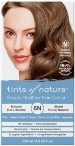 TINTS OF NATURE Permanent Hair Colour 6N (Natural Dark Blonde)