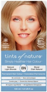 TINTS OF NATURE Permanent Hair Colour 8N (Natural Light Blonde)