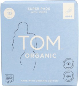 Tom Organic Pads Super 6x10pk