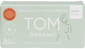 Tom Organic Tampons Regular 6x32pk