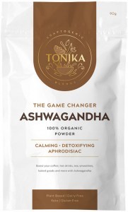 TONIKA 100% Organic Powder Ashwagandha 90g