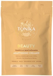 TONIKA Adaptogenic Creamer Beauty (Vanilla Macadamia) 200g