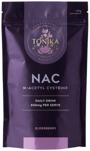 TONIKA NAC (N-Acetyl Cysteine) Daily Drink Elderberry 120g