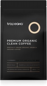 Tropeaka Premium Organic Clean Coffee Ground 200g